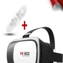 Google Cardboard VR Box ll 2.0 Virtual Reality 3D Glass with Remote