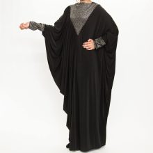 Beautiful simple abaya design V-Neck style