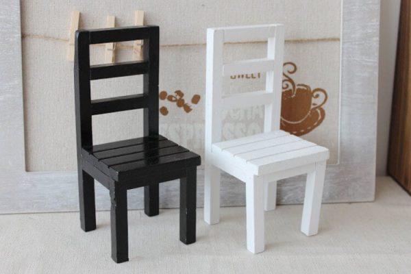 black & white children chair pair for home or school in Pakistan