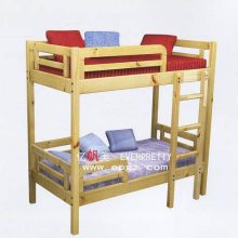 Double Story Wooden Bed For Twin Children