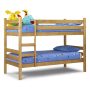 Wooden double story bed for kids