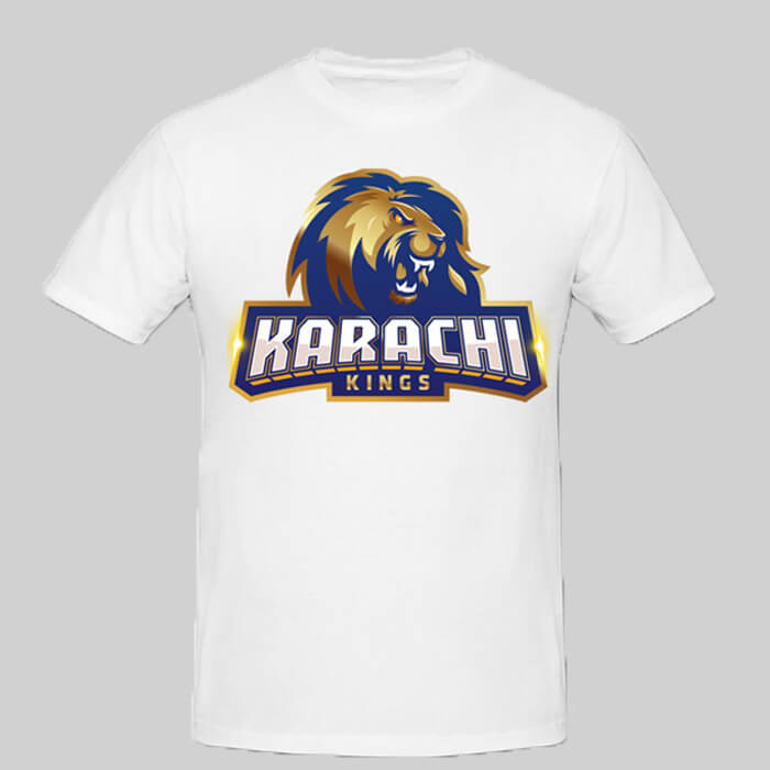 psl karachi kings t-shirt price in pakistan available in colors