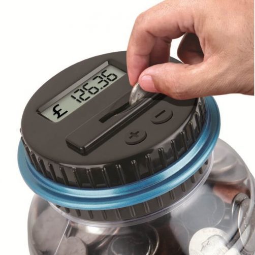 Money Counting Digital Coin Bank