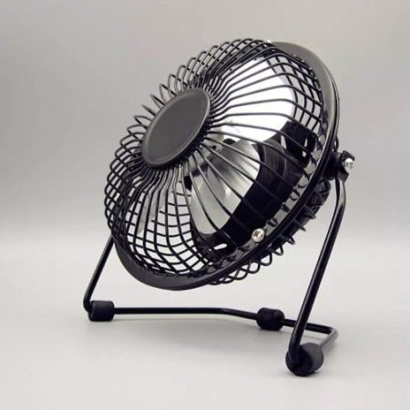 usb mini fan new steel body in black colors