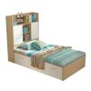 Stylish Bed with Heavy storage capacity shelf and draws in Pakistan