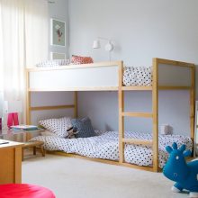 Kids best wooden bed safe child less heights in Pakistan