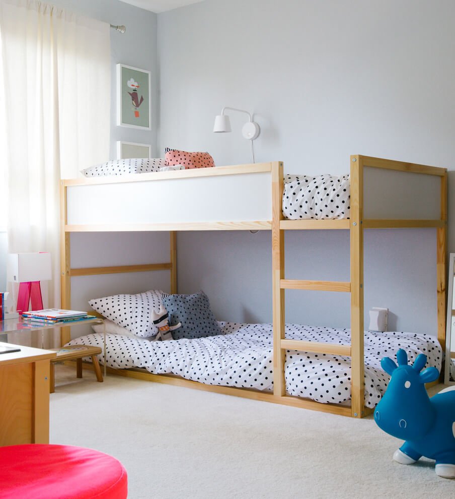 Kids best wooden bed safe child less heights in Pakistan 