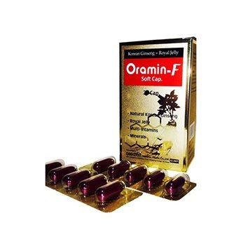 Oramin-F Soft Capsule with Korean Ginseng