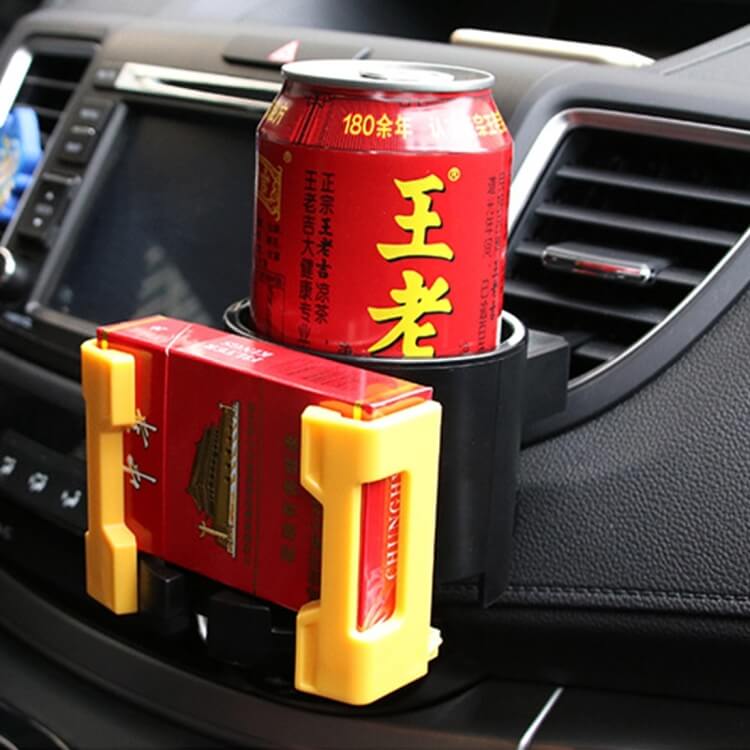Cup and bottle holder multi-functions in car