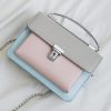 Women's Geometric Style Pastel Color Shoulder Bag