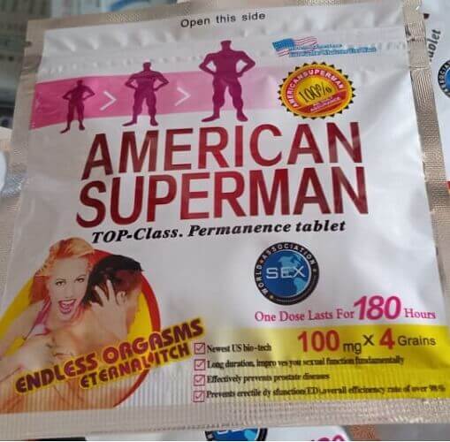American superman pills in Pakistan