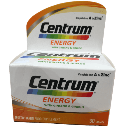 Centrum Energy A to Zins 30 Capsule Pack in Pakistan