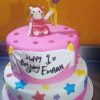 Happy Birthday Cake With Name and Cartoon