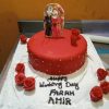 Happy Wedding Day Celebration Cake in Lahore