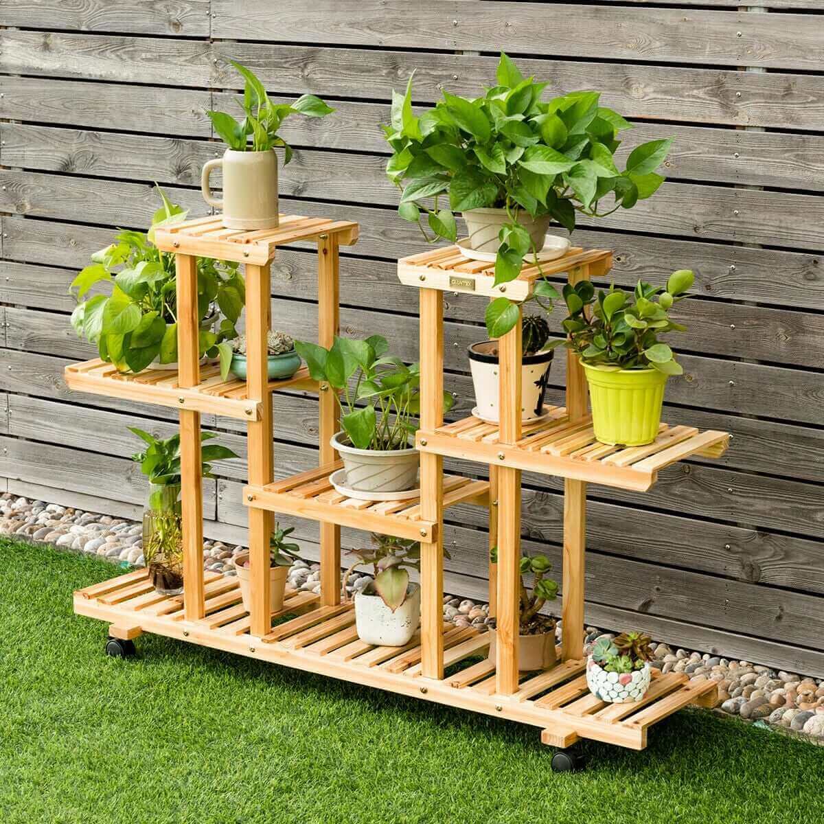 Plant Stand for Indoor and Outdoor Home Garden