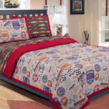 Kids Quilt Cover Set Racing Cars Style