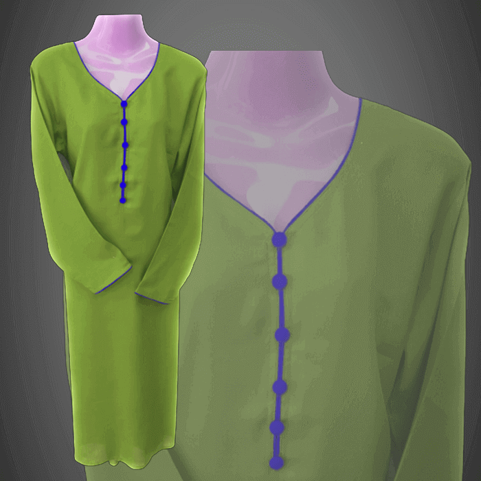 women’s Casual Green Dress Shirt for Ladies clothing
