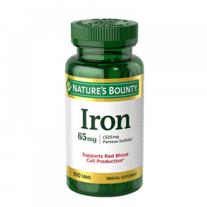 NATURES BOUNTY IRON 65MG (100 TABLETS)