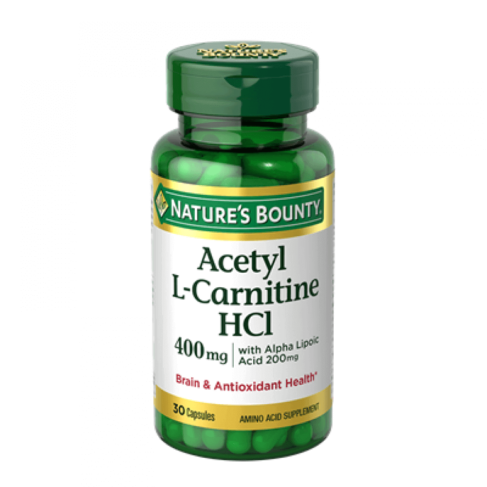 NATURE’S BOUNTY ACETYL L-CARNITINE HCL 400MG (30 CAPSULES