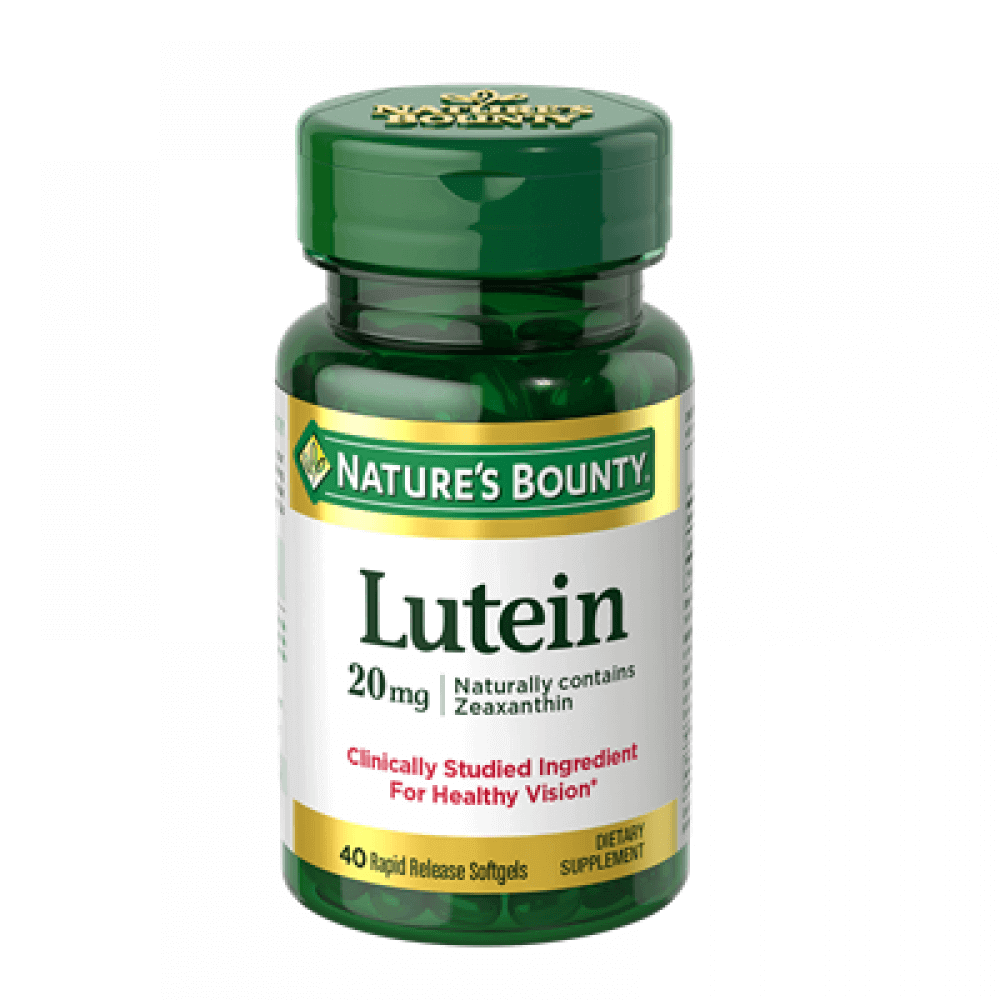 NATURES BOUNTY LUTEIN 20MG 40 RAPID RELEASE SOFTGELS