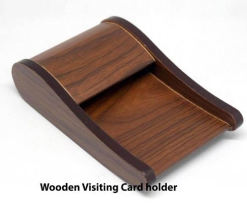 Office Wooden Card Holder 012