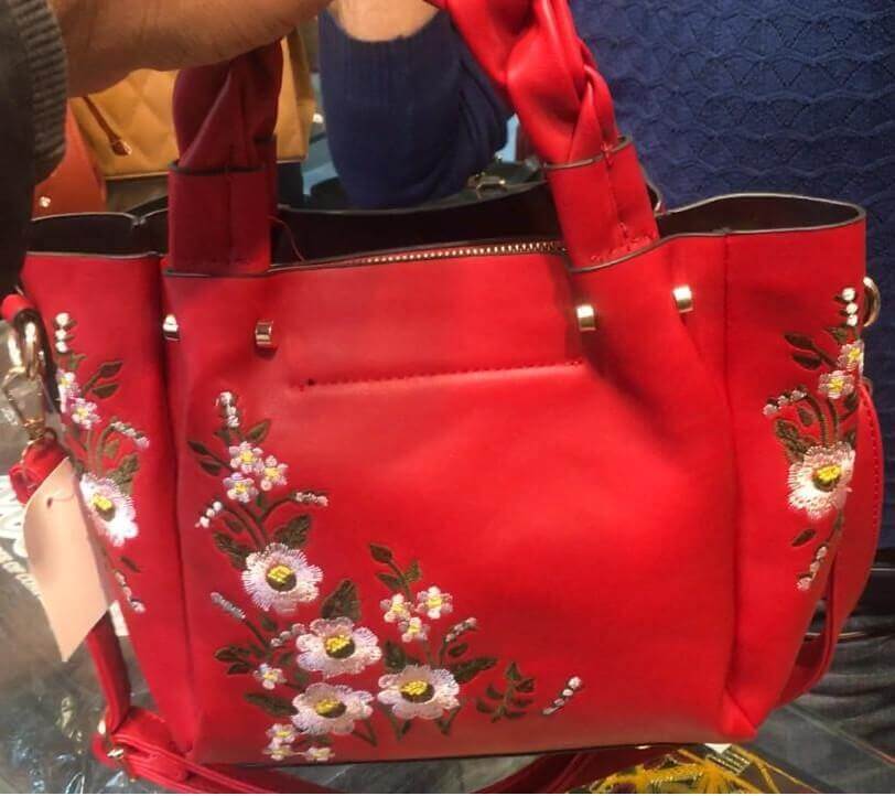 Red beautiful girls bags at hawashistore