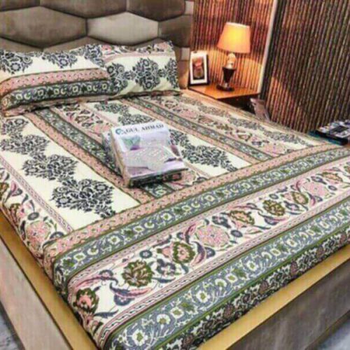 beautiful bed sheets with high-thread count in Pakistan