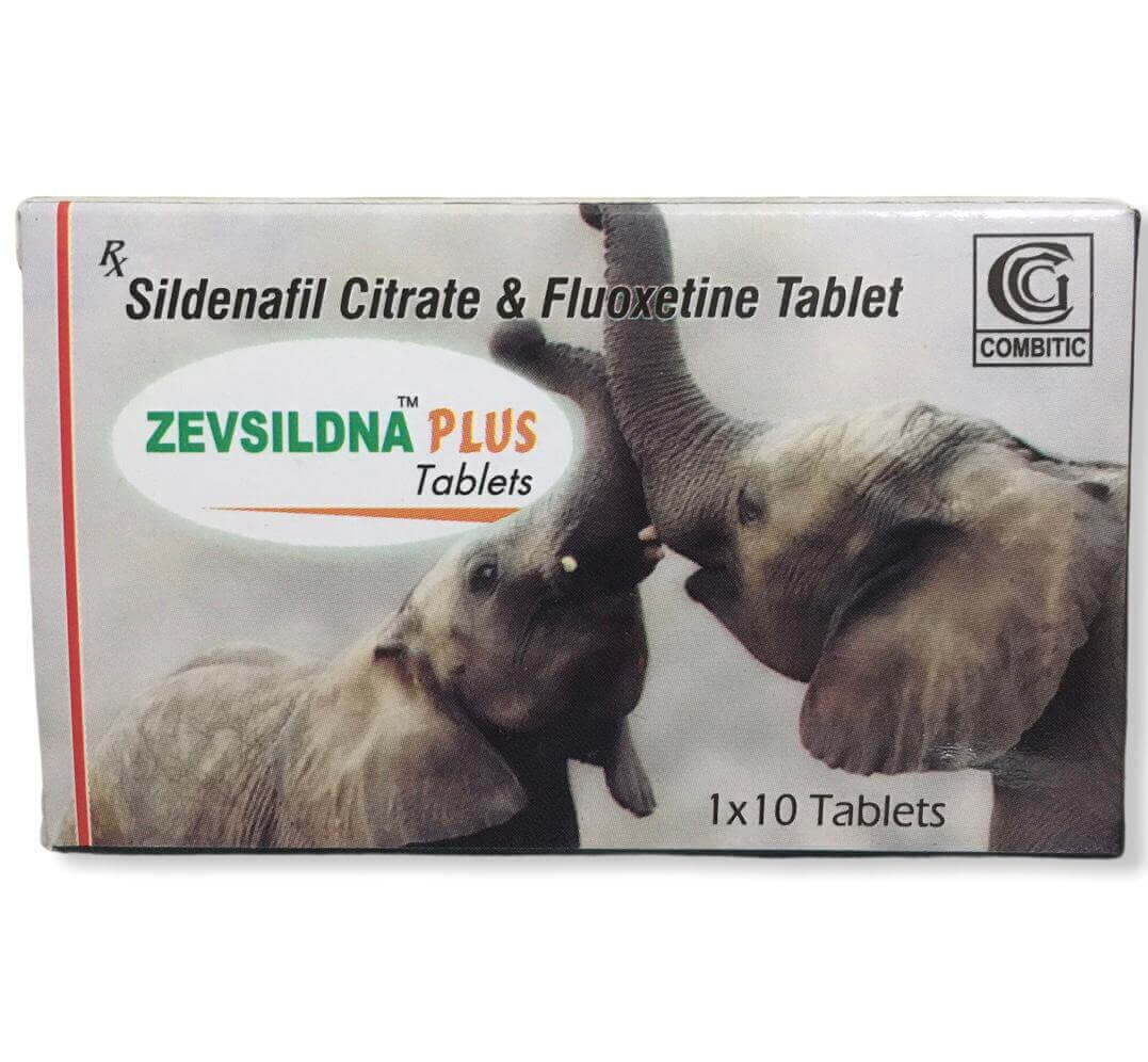 ZEVSILDNA PLUS sildenafil citrate 100 mg and fluoxetine 60 mg tablets