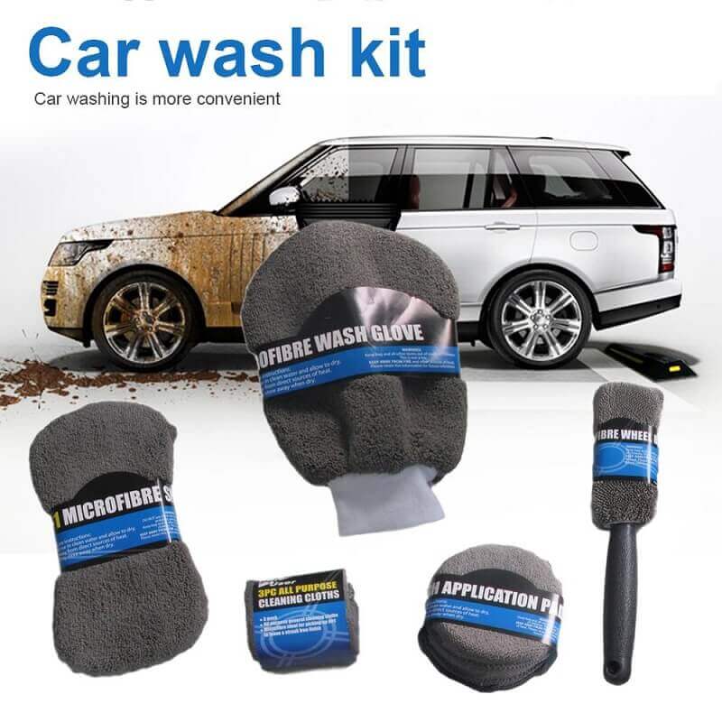 Car wash kit for easy to clean your car