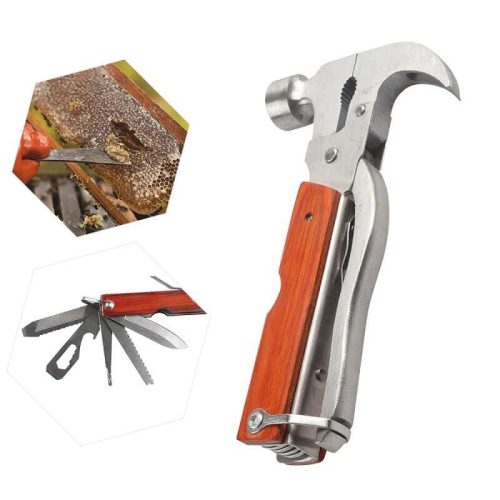 Multi-functional Bee Hive Tool Combination Claw Hammer