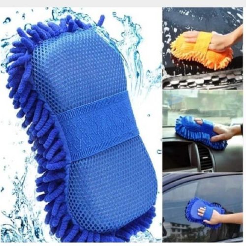 Car Washing Gloves and Cleaning Sponge