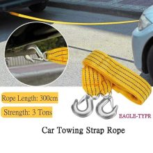 Powerful car towing strap rope