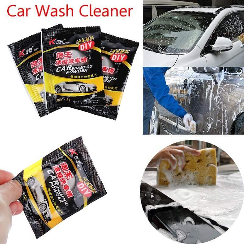 car washing shampoo and polish