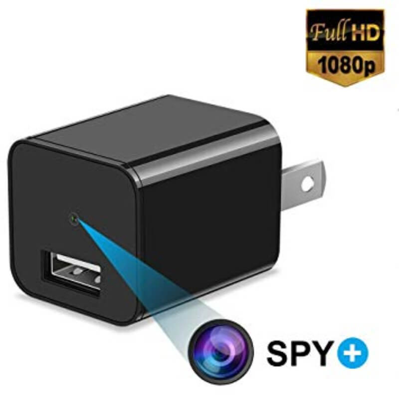 Mobile Charger Spy Hidden Camera for Home Family Security