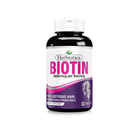 Biotin 5000 mcg buy online from hawashi store