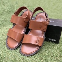 Tan La-rk N Fi-nch ( L & F ) Leather Sandal S-5020