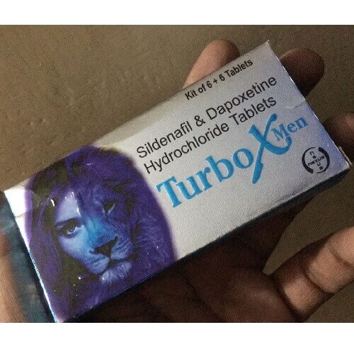 TurboX Men Tablets Dapoxetine & Sildenafil pills in Pakistan