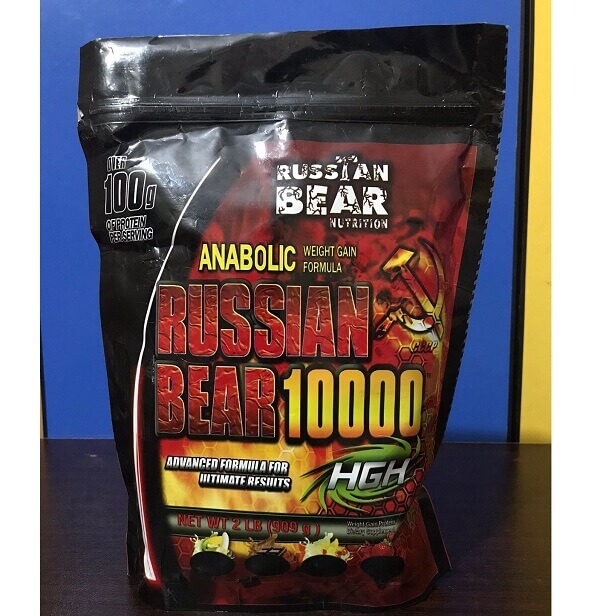 Russian Bear 2 lb Weight Gainer Protein pack in Pakistan