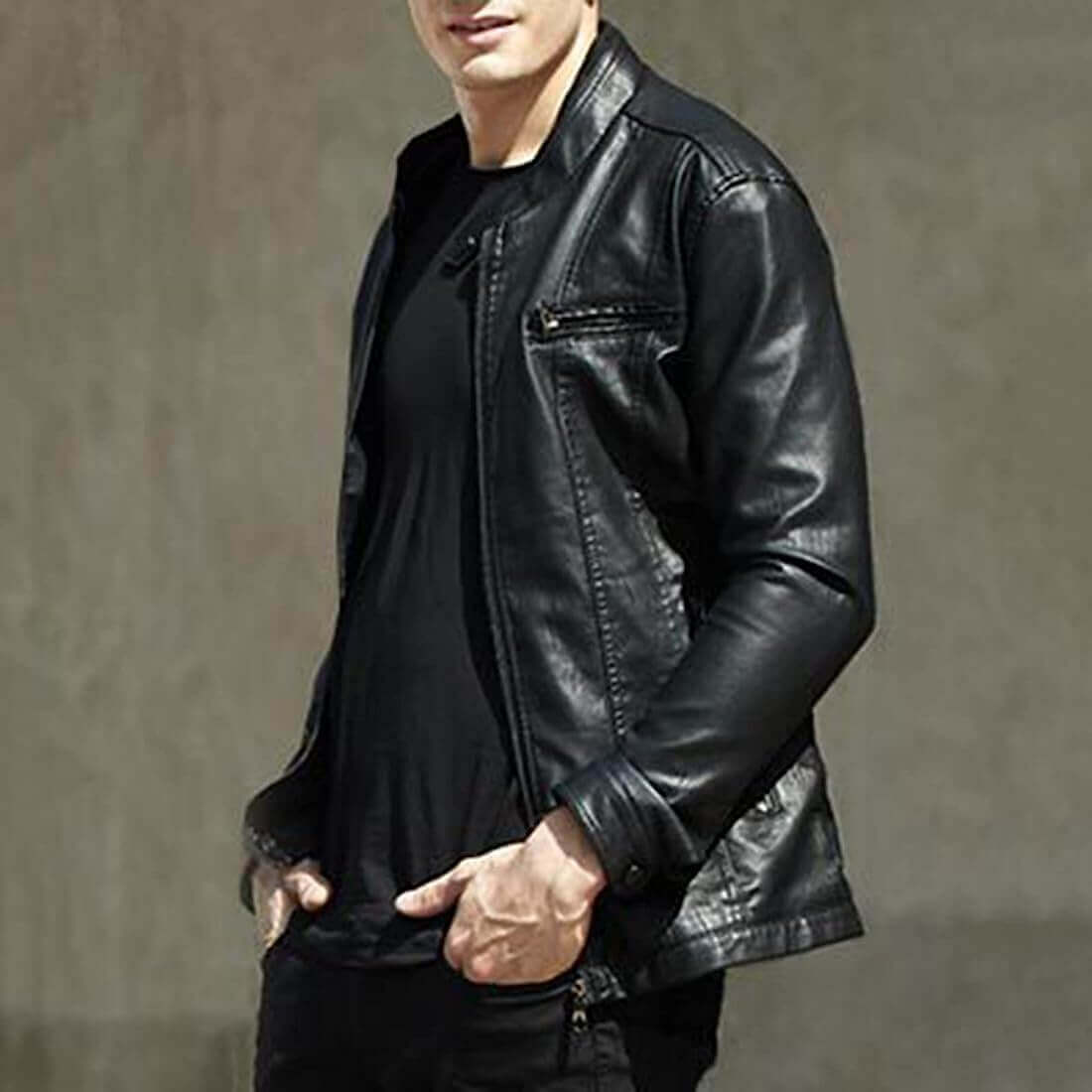 Black Leather Jackets, Latest Fashion for men in Pakistan
