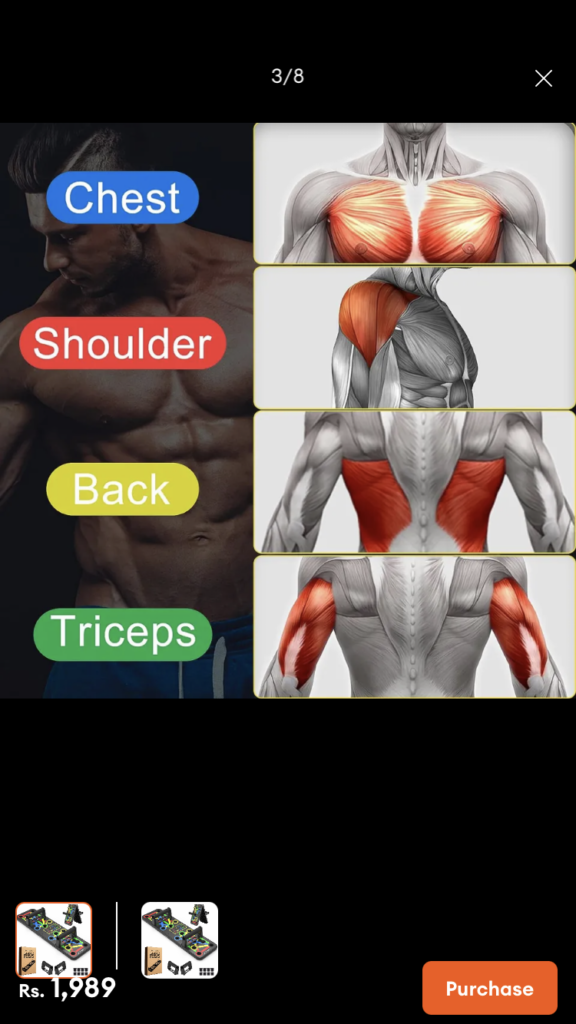 Push-Up Board Multi-Functional Body Building