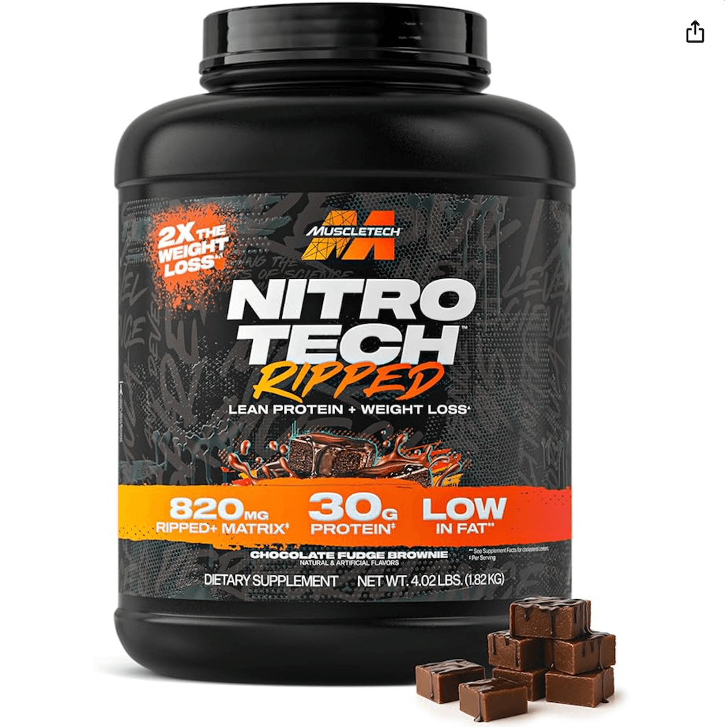 Nitro Tech Ripped Lean Protein 4lb of Muscle Tech in Pakistan